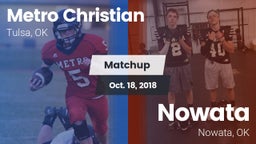 Matchup: Metro Christian vs. Nowata  2018