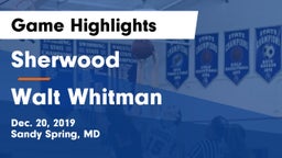 Sherwood  vs Walt Whitman  Game Highlights - Dec. 20, 2019