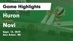 Huron  vs Novi Game Highlights - Sept. 14, 2019