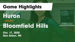 Huron  vs Bloomfield Hills  Game Highlights - Oct. 17, 2020