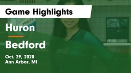 Huron  vs Bedford Game Highlights - Oct. 29, 2020