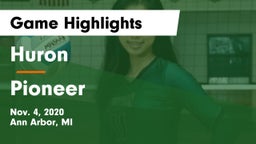 Huron  vs Pioneer Game Highlights - Nov. 4, 2020