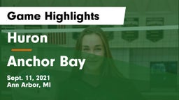 Huron  vs Anchor Bay  Game Highlights - Sept. 11, 2021