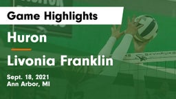 Huron  vs Livonia Franklin Game Highlights - Sept. 18, 2021