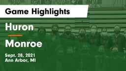 Huron  vs Monroe Game Highlights - Sept. 28, 2021