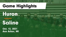 Huron  vs Saline  Game Highlights - Oct. 12, 2021