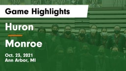 Huron  vs Monroe Game Highlights - Oct. 23, 2021
