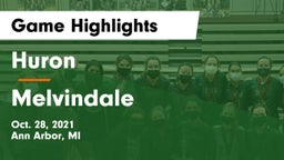 Huron  vs Melvindale Game Highlights - Oct. 28, 2021