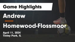 Andrew  vs Homewood-Flossmoor  Game Highlights - April 11, 2024