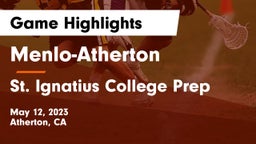 Menlo-Atherton  vs St. Ignatius College Prep Game Highlights - May 12, 2023