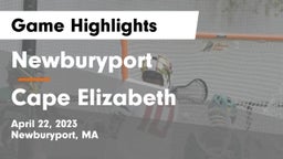 Newburyport  vs Cape Elizabeth  Game Highlights - April 22, 2023