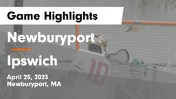 Newburyport  vs Ipswich  Game Highlights - April 25, 2023