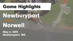 Newburyport  vs Norwell  Game Highlights - May 6, 2023