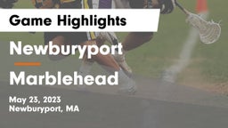 Newburyport  vs Marblehead  Game Highlights - May 23, 2023