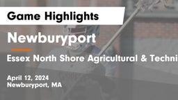 Newburyport  vs Essex North Shore Agricultural & Technical School Game Highlights - April 12, 2024