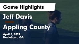 Jeff Davis  vs Appling County  Game Highlights - April 8, 2024