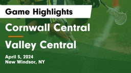 Cornwall Central  vs Valley Central  Game Highlights - April 5, 2024