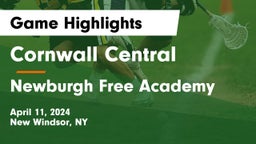 Cornwall Central  vs Newburgh Free Academy  Game Highlights - April 11, 2024