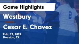 Westbury  vs Cesar E. Chavez  Game Highlights - Feb. 22, 2023