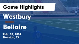 Westbury  vs Bellaire  Game Highlights - Feb. 28, 2024