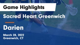Sacred Heart Greenwich vs Darien  Game Highlights - March 28, 2022
