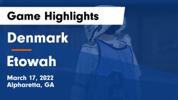 Denmark  vs Etowah  Game Highlights - March 17, 2022