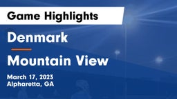 Denmark  vs Mountain View  Game Highlights - March 17, 2023