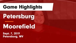 Petersburg  vs Moorefield   Game Highlights - Sept. 7, 2019