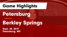 Petersburg  vs Berkley Springs Game Highlights - Sept. 28, 2019
