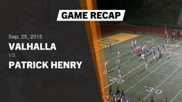 Recap: Valhalla  vs. Patrick Henry  2015
