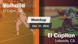 Matchup: Valhalla  vs. El Capitan  2016
