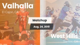 Matchup: Valhalla  vs. West Hills  2018