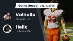 Recap: Valhalla  vs. Helix  2018