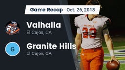 Recap: Valhalla  vs. Granite Hills  2018