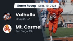 Recap: Valhalla  vs. Mt. Carmel  2021