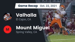 Recap: Valhalla  vs. Mount Miguel  2021