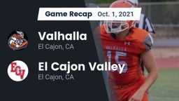 Recap: Valhalla  vs. El Cajon Valley  2021