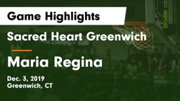 Sacred Heart Greenwich vs Maria Regina  Game Highlights - Dec. 3, 2019