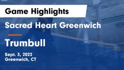 Sacred Heart Greenwich vs Trumbull Game Highlights - Sept. 3, 2022