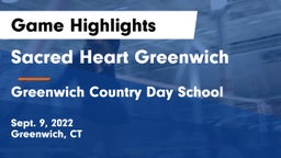 Sacred Heart Greenwich vs Greenwich Country Day School Game Highlights - Sept. 9, 2022