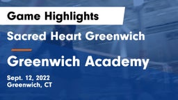 Sacred Heart Greenwich vs Greenwich Academy Game Highlights - Sept. 12, 2022
