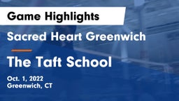 Sacred Heart Greenwich vs The Taft School Game Highlights - Oct. 1, 2022