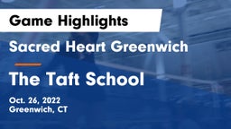 Sacred Heart Greenwich vs The Taft School Game Highlights - Oct. 26, 2022