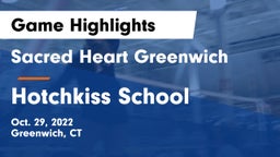 Sacred Heart Greenwich vs Hotchkiss School Game Highlights - Oct. 29, 2022