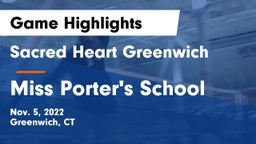 Sacred Heart Greenwich vs Miss Porter's School Game Highlights - Nov. 5, 2022