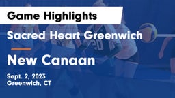 Sacred Heart Greenwich vs New Canaan  Game Highlights - Sept. 2, 2023
