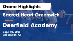 Sacred Heart Greenwich vs Deerfield Academy  Game Highlights - Sept. 23, 2023