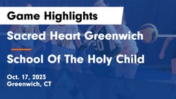 Sacred Heart Greenwich vs School Of The Holy Child Game Highlights - Oct. 17, 2023