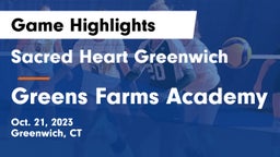 Sacred Heart Greenwich vs Greens Farms Academy Game Highlights - Oct. 21, 2023