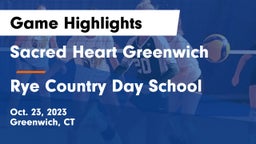 Sacred Heart Greenwich vs Rye Country Day School Game Highlights - Oct. 23, 2023